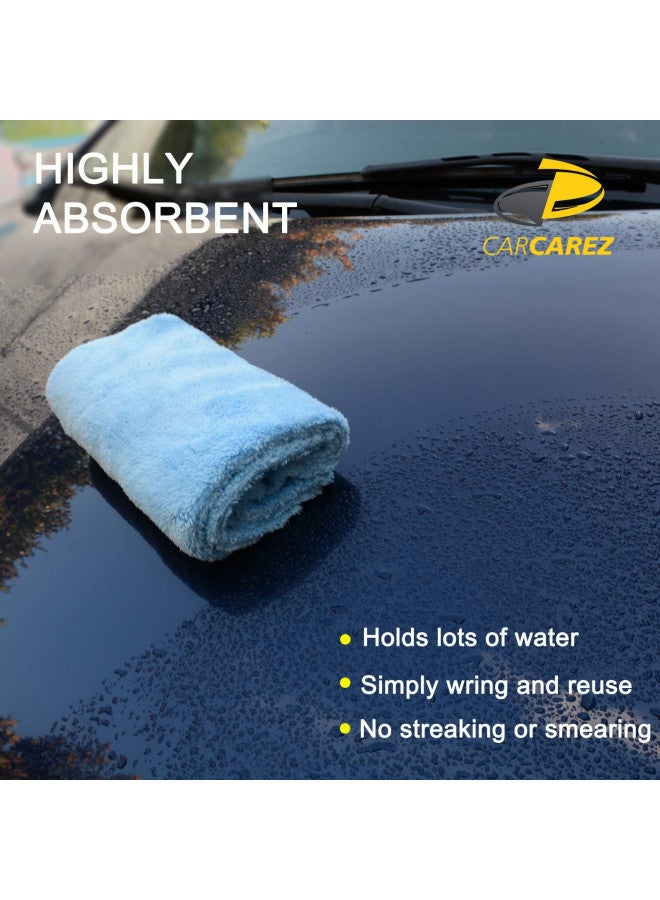 CARCAREZ Microfiber Towels for Cars, Car Drying Wash Detailing Towel with Plush Edgeless Microfiber Cloth (Multi) - Image 3