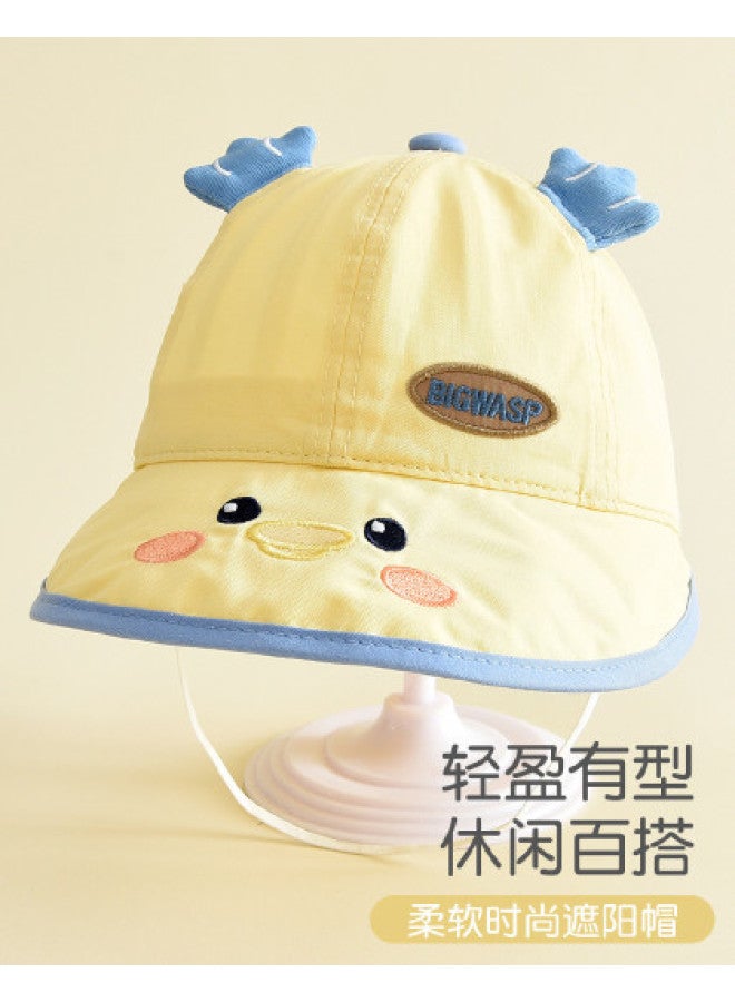 Bumblebee قبعات أطفال للجنسين قبعة شمسية خارجية للأطفال قبعة دلو لطيفة كرتونية بريم عريض قبعة صياد - Image 1