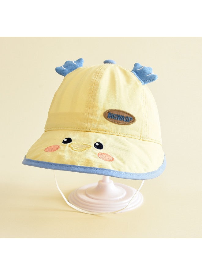 Bumblebee قبعات أطفال للجنسين قبعة شمسية خارجية للأطفال قبعة دلو لطيفة كرتونية بريم عريض قبعة صياد - Image 2