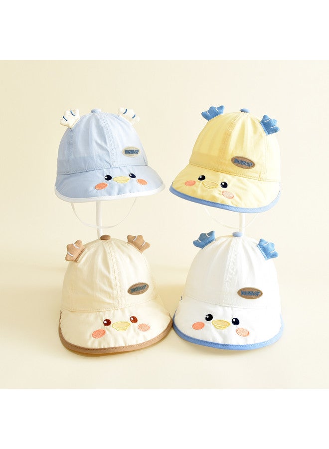 Bumblebee قبعات أطفال للجنسين قبعة شمسية خارجية للأطفال قبعة دلو لطيفة كرتونية بريم عريض قبعة صياد - Image 3