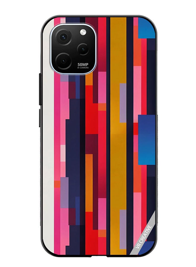 VR CREATIVE Protective Case Cover For Huawei Enjoy 50z Abstract Pattern 3D Design Multicolour - Image 1
