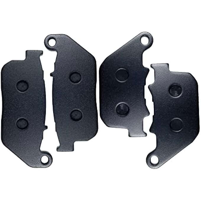 BRAKE PADS FRONT AND REAR FOR HARLEY DAVIDSON SPORTSTER 1200 XL1200C CUSTOM, SPORTSTER 883 XL883 XL883C CUSTOM, XL883R XL883N XL883L XL1200L XL1200N XL1200V - Image 5