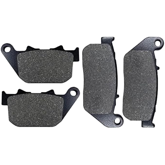 BRAKE PADS FRONT AND REAR FOR HARLEY DAVIDSON SPORTSTER 1200 XL1200C CUSTOM, SPORTSTER 883 XL883 XL883C CUSTOM, XL883R XL883N XL883L XL1200L XL1200N XL1200V - Image 1