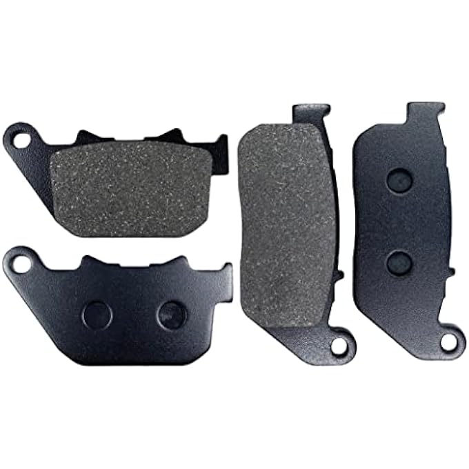 BRAKE PADS FRONT AND REAR FOR HARLEY DAVIDSON SPORTSTER 1200 XL1200C CUSTOM, SPORTSTER 883 XL883 XL883C CUSTOM, XL883R XL883N XL883L XL1200L XL1200N XL1200V - Image 3