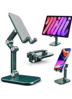 MIRFA Foldable Phone Stand With Adjustable Height and Angle for Desk (Green)  - Image 1
