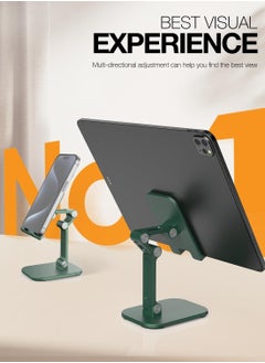 MIRFA Foldable Phone Stand With Adjustable Height and Angle for Desk (Green)  - Image 2