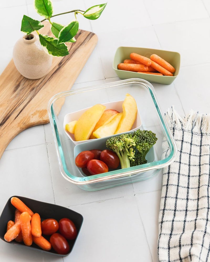 The Silicone Kitchen Silicone Individual Mini Loaf Pans - Reusable, Non-Toxic, BPA Free, Dishwasher Safe, Bento Box Accessories (12 Pack, Navy, White, Blue, Green) - Image 5