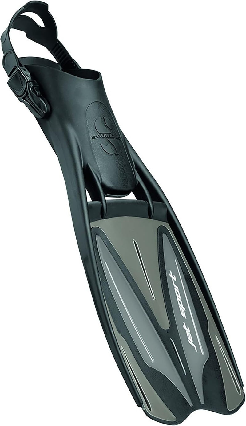 SCUBAPRO Jet Sport Adjustable Diving Fin BlackGray Small - Image 1