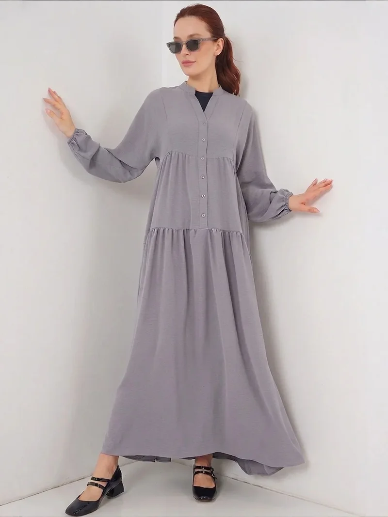 BDART Printed V-Neck Maxi Dress