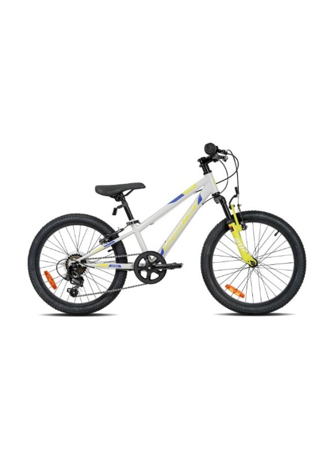 Spartan 20" Spitfire Kids Mountain Bike | Front Suspension, 6-Speed Shimano Gears, Steel Frame, Adjustable Saddle | MTB for Boys Ages 6 to 9 | Frame with Knobby Tires & Sporty Look | SP-3281 - Image 2