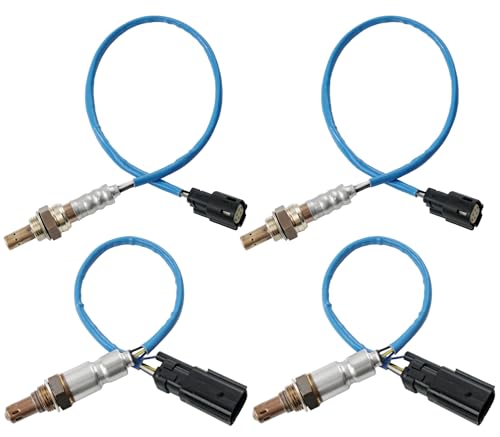 BELKEBIR 4 PCS Oxygen Sensor Upstream Downstream O2 Sensor Compatible with 2011-2015 Ford Escape Explorer F150 Flex Mustang, Lincoln MKS MKT MKZ, Mercury Mariner Milan 3.0L 3.5L 3.7L Replace 234-5038 234-4490 - Image 1