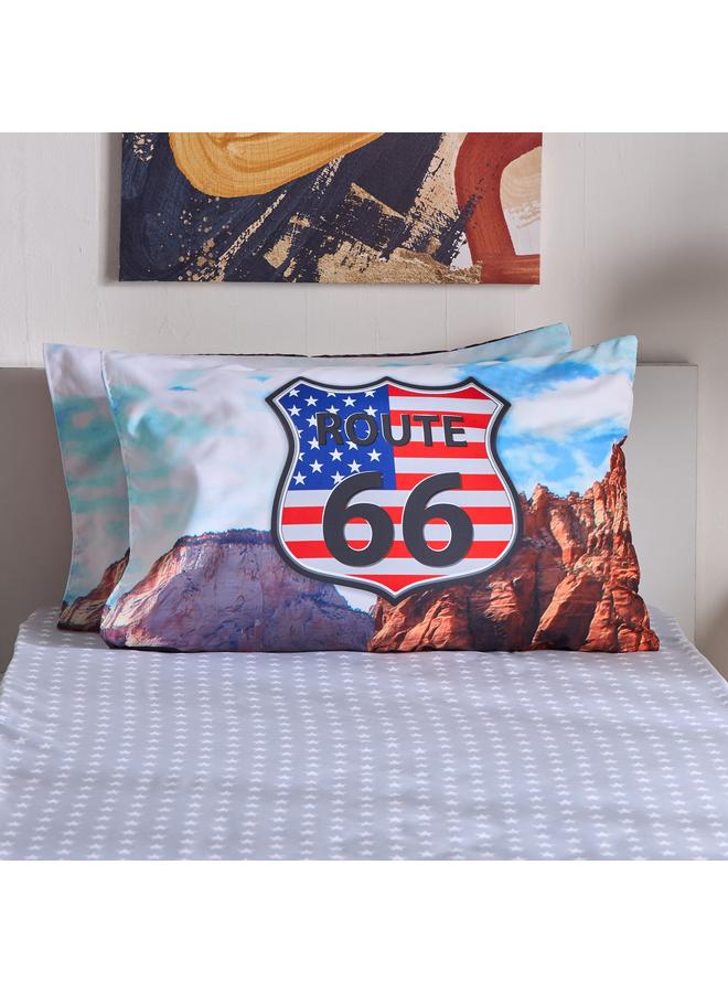 Home Box Gaming Biker 2-Piece Microfibre Pillow Cover Set - 50x75 cm  - Image 2
