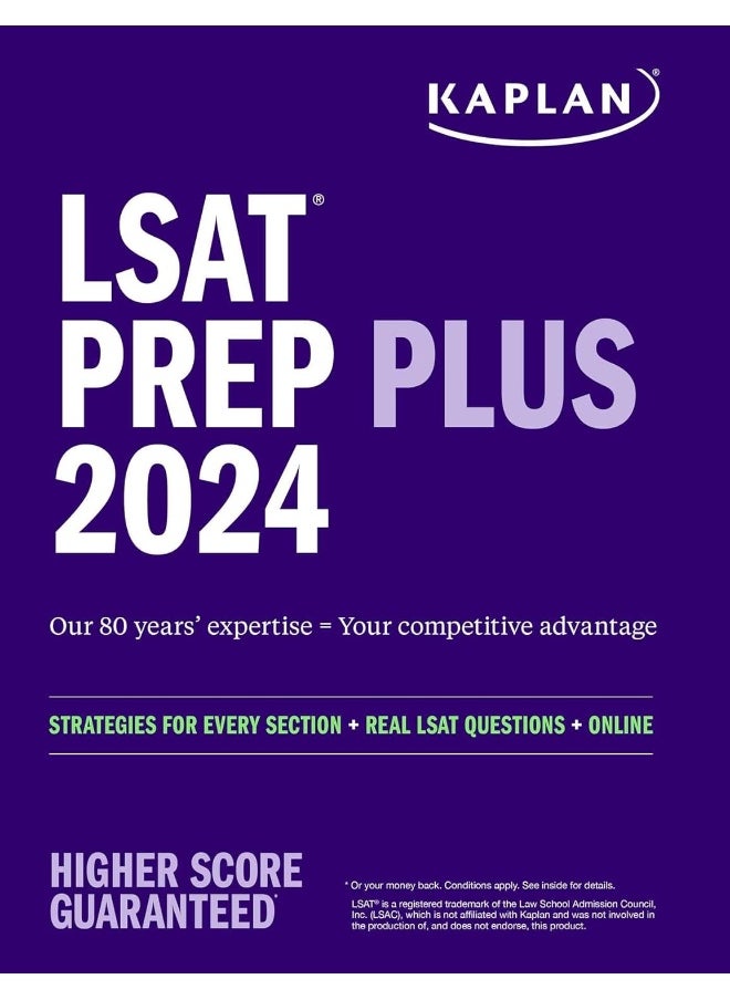 LSAT Prep Plus 2024: Strategies for Every Section + Real LSAT Questions + Online  - Image 1