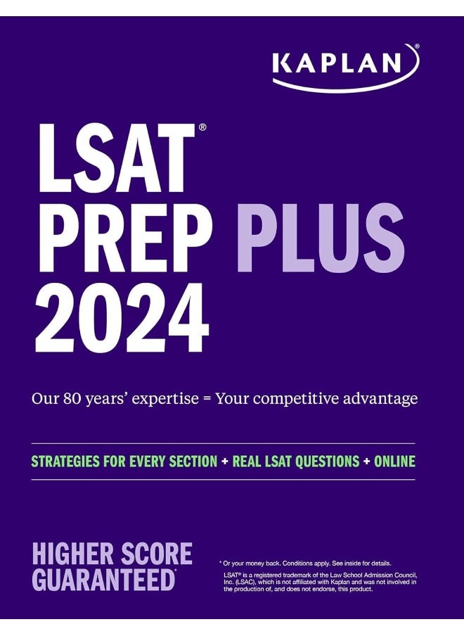 LSAT Prep Plus 2024: Strategies for Every Section + Real LSAT Questions + Online