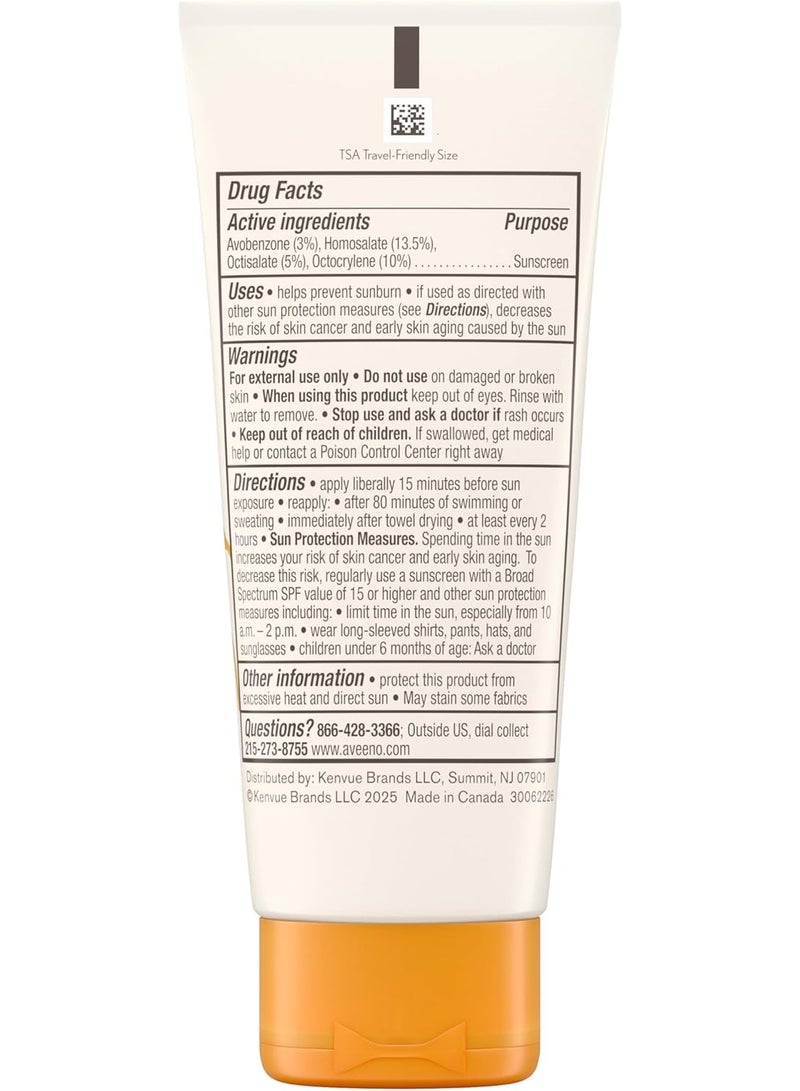 Aveeno Protect + Hydrate Moisturizing Face Sunscreen Lotion With Broad Spectrum Spf 60 & Prebiotic Oat, Weightless & Refreshing Feel, Paraben-free, Oil-free, Oxybenzone-free, 2.0 ounces - Image 4