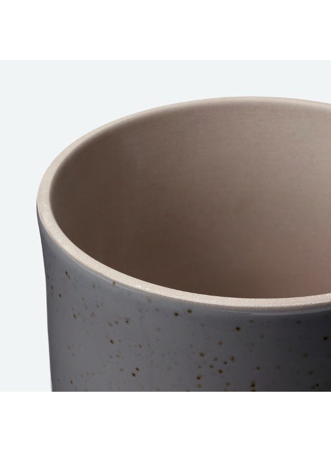 Grey-Blue Plant Pot – Indoor & Outdoor Decorative Flower Pot, Durable and Stylish, 15 cm Diameter - Image 3