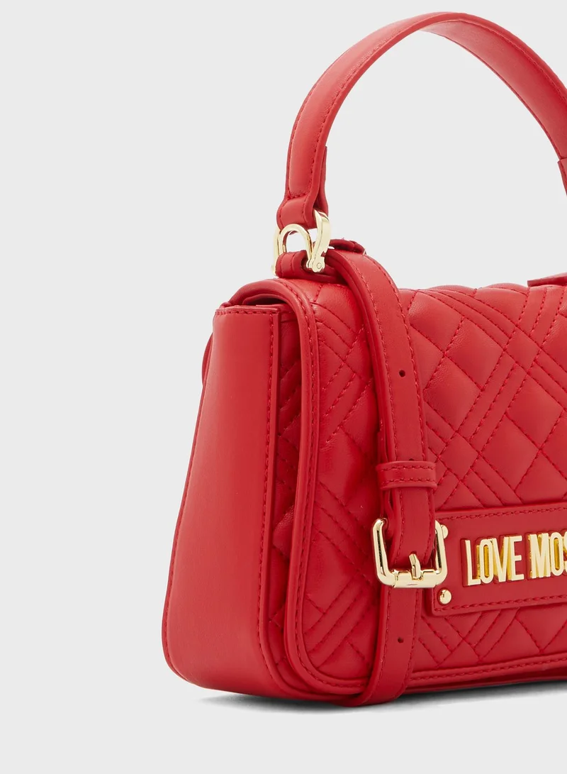 Love Moschino Quilted Satchel