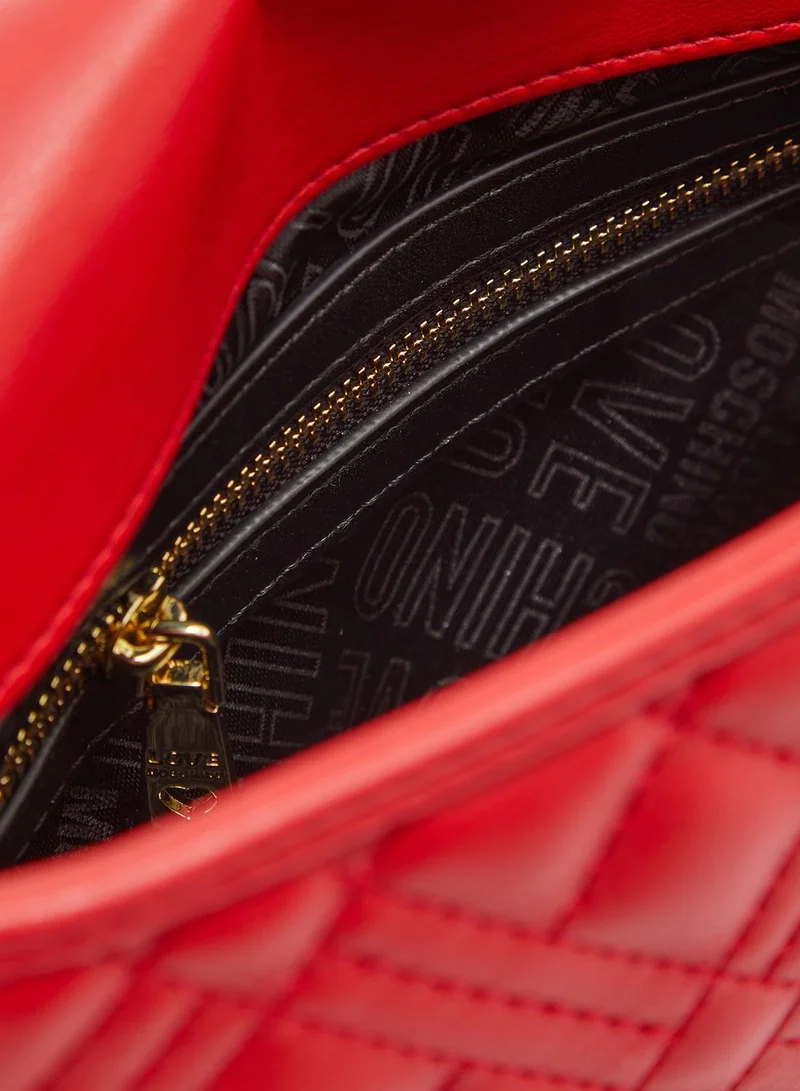 Love Moschino Quilted Satchel