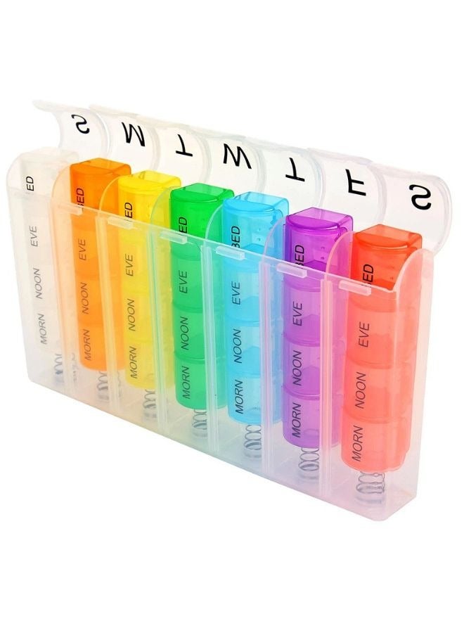 أداة سهلة الحمل لقطع الأدوية مكونة من 7 قطع مع مساحة لتخزينها - Image 2