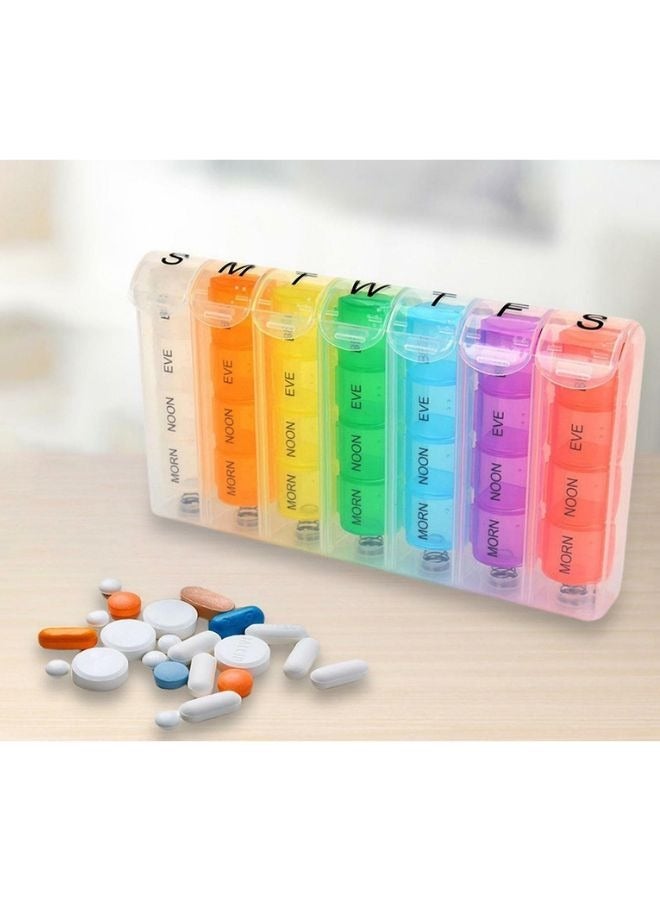 أداة سهلة الحمل لقطع الأدوية مكونة من 7 قطع مع مساحة لتخزينها - Image 3