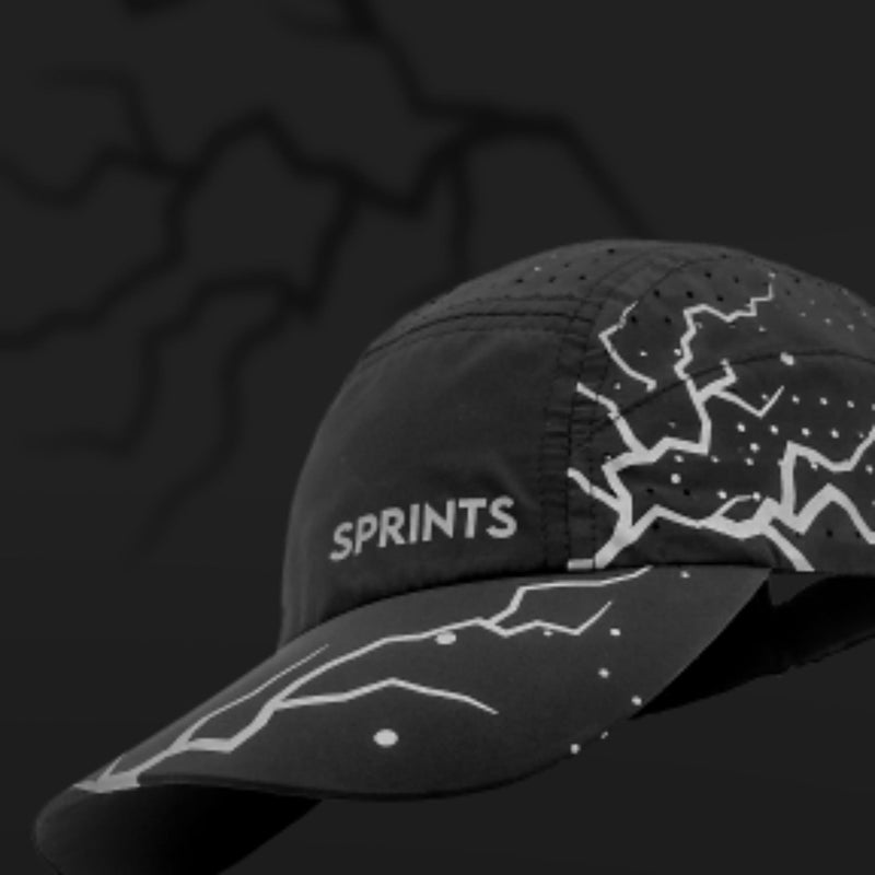 Sprints Race Day Performance HyperG Racing Cap | The Lightweight, Quick Dry, Running, Sport Hat, One Size, Unisex (US, Alpha, One Size, Dystopian Dark Miles Reflective) - Image 3