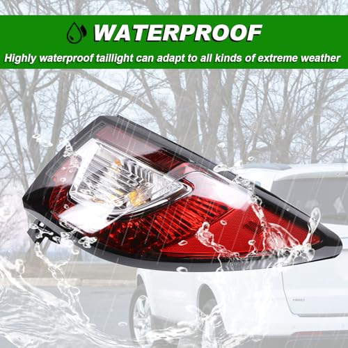 Lochnchn Tail Lights Outer Right Passenger Side Taillight Compatible with Chevrolet Traverse 2013-2017 Rear Halogen Tail Lamp Replace: 84266020 23301757 GM2805112 - Image 5