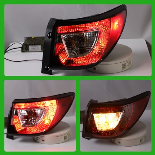 Lochnchn Tail Lights Outer Right Passenger Side Taillight Compatible with Chevrolet Traverse 2013-2017 Rear Halogen Tail Lamp Replace: 84266020 23301757 GM2805112 - Image 3