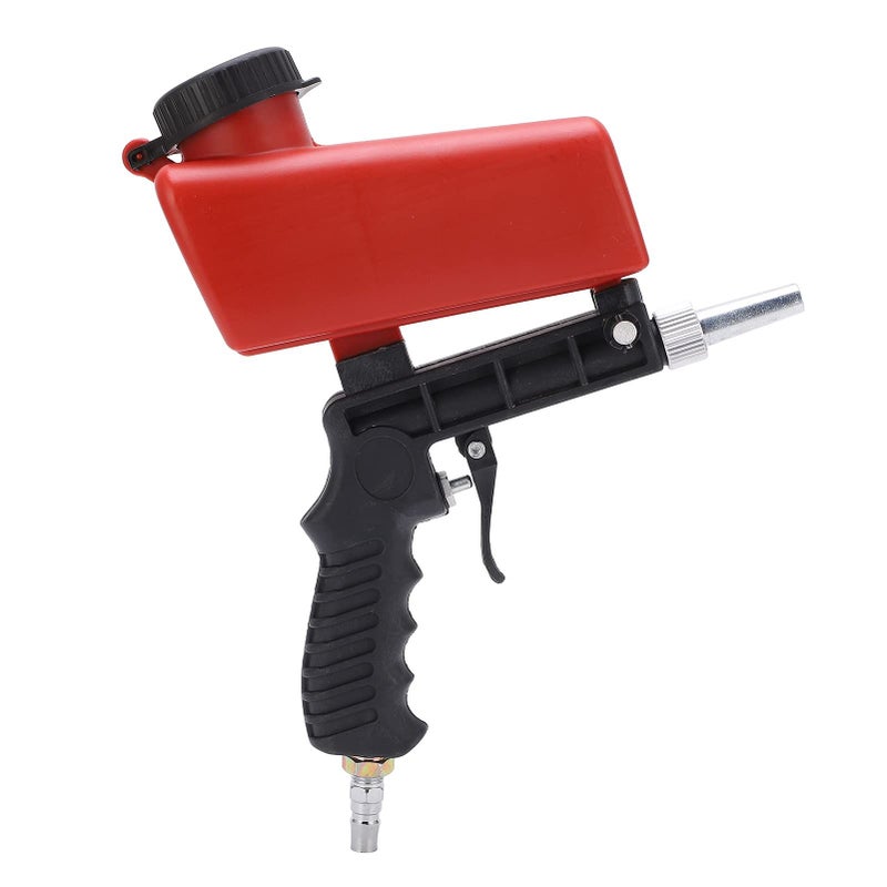 Handheld Pneumatic Sandblaster 1/4 Inch for Auto Repair Metal Prep 21lb Capacity - Image 2