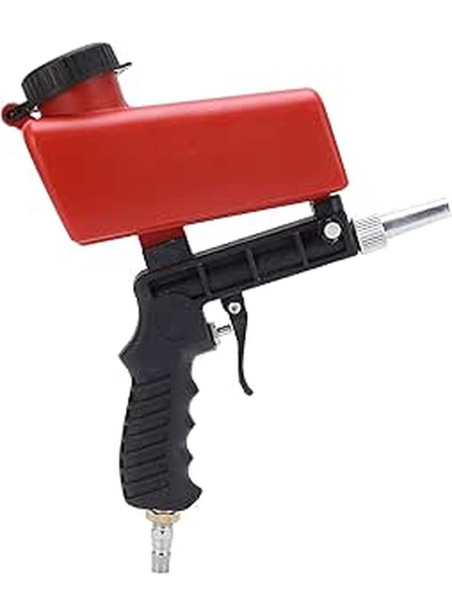 Handheld Pneumatic Sandblaster 1/4 Inch for Auto Repair Metal Prep 21lb Capacity - Image 1