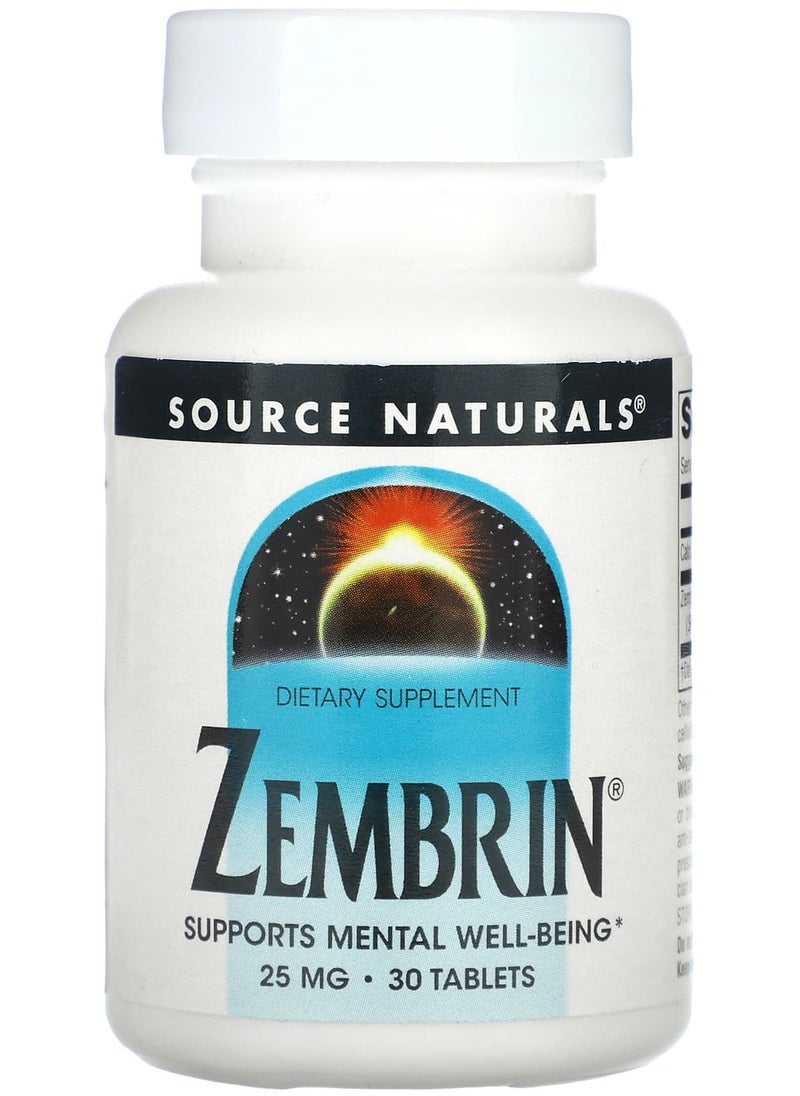 Zembrin, 25 mg, 30 Tablets