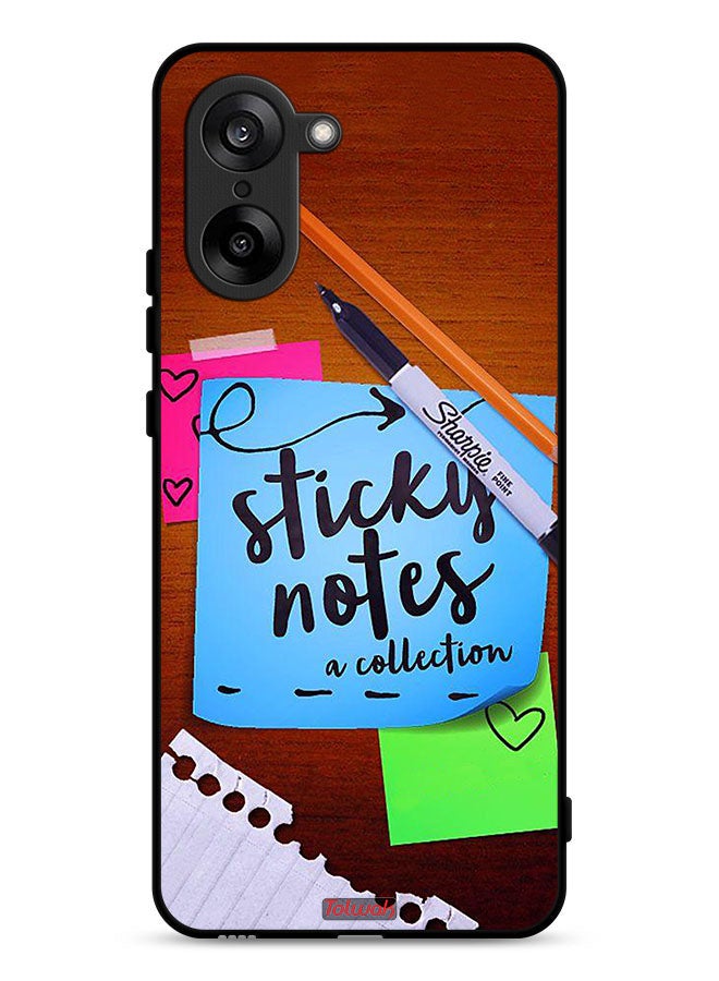 Tolwak OnePlus Nord CE5 Protective Case Cover Sticky Notes - Image 1