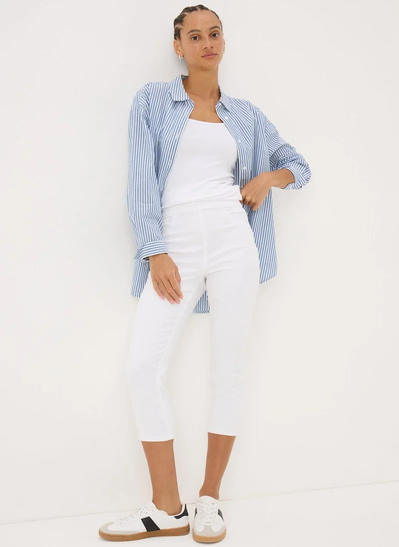 Matalan White Rosie Cropped Jeggings