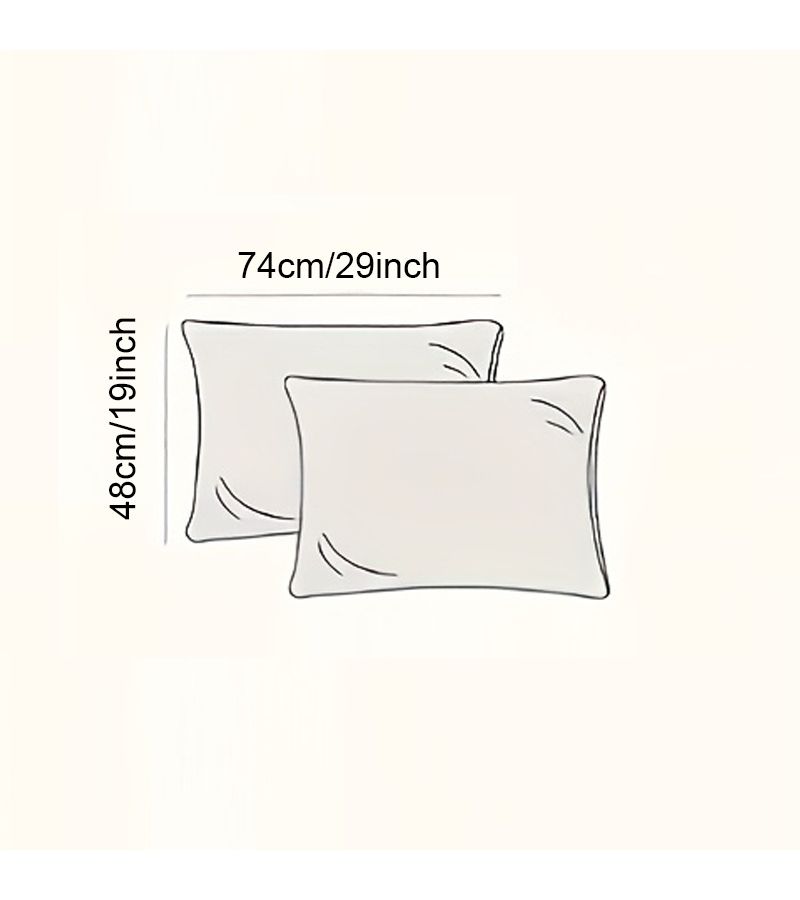 2 Pack Satin Pillow Covers Navy Blue 18.9 X 29.1 Inch Soft Breathable Smooth Polyester Cases For Comfortable Sleep Year Round Use Pillowcases Only - Image 4