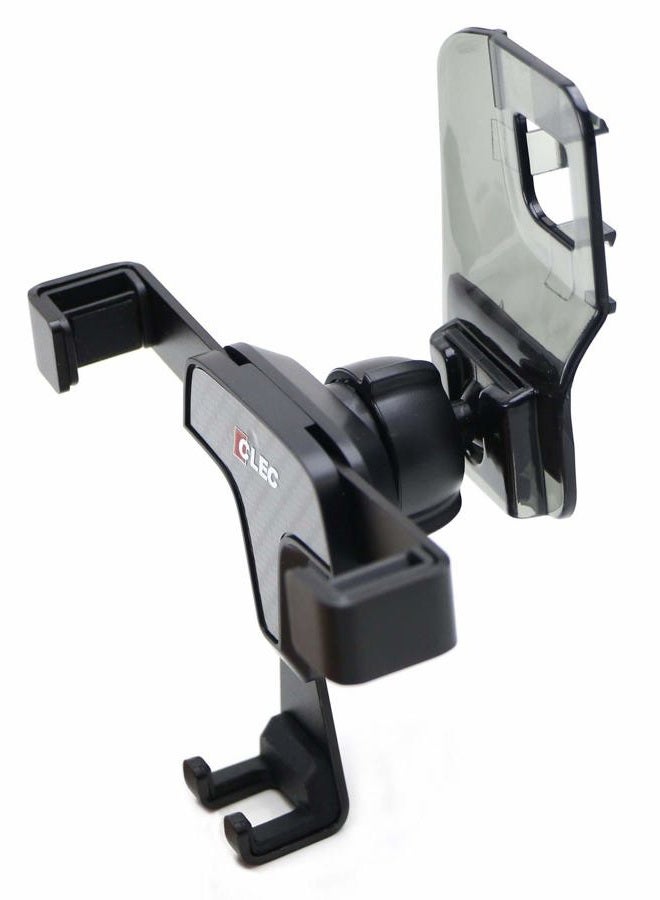 iJDMTOY Smartphone Gravity Holder w/Exact Fit Clip-On Dash Mount Compatible With Tesla Model S and Model X (Won't Occupy Air Vent Opening) - Image 3