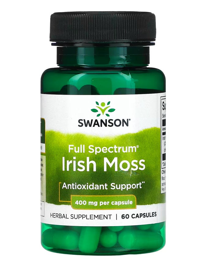 SWANSON - Full Spectrum Irish Moss 400 mg 60 Capsules - Image 1
