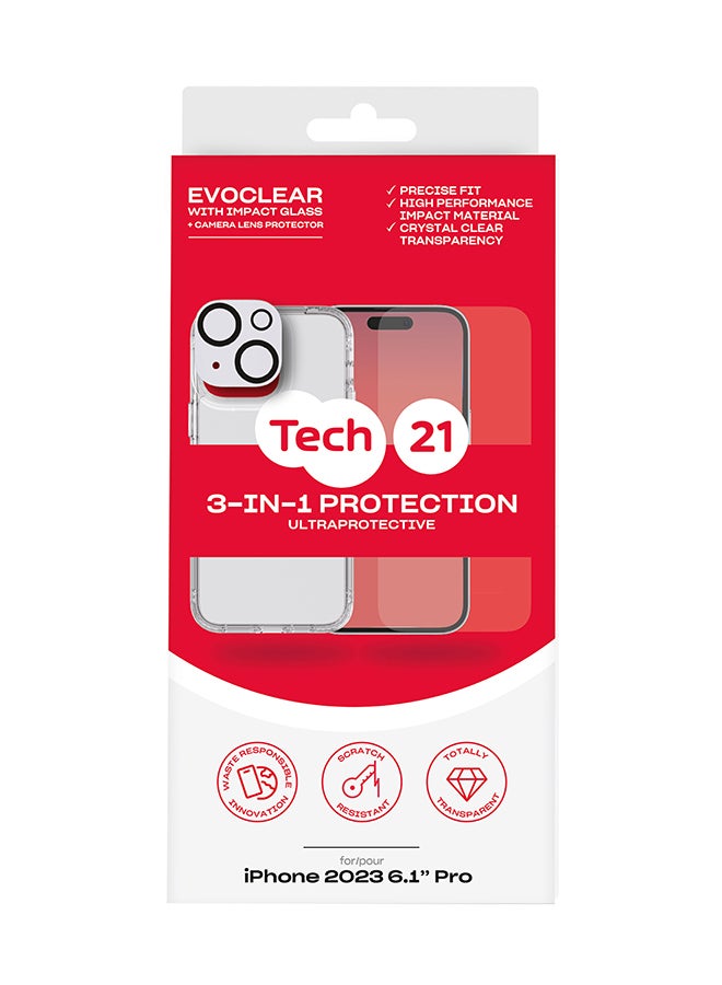 حزمة الحماية المتميزة لهاتف iPhone (15) 2023 Pro 6.1