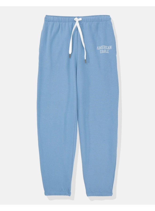 American Eagle Fleece Graphic Baggy Jogger  - Image 3