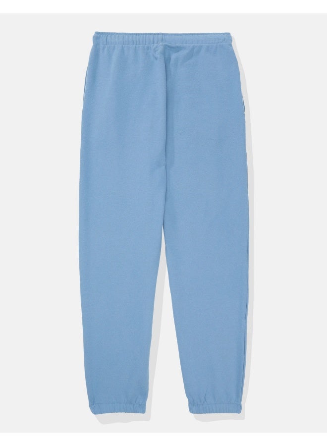 American Eagle Fleece Graphic Baggy Jogger  - Image 2