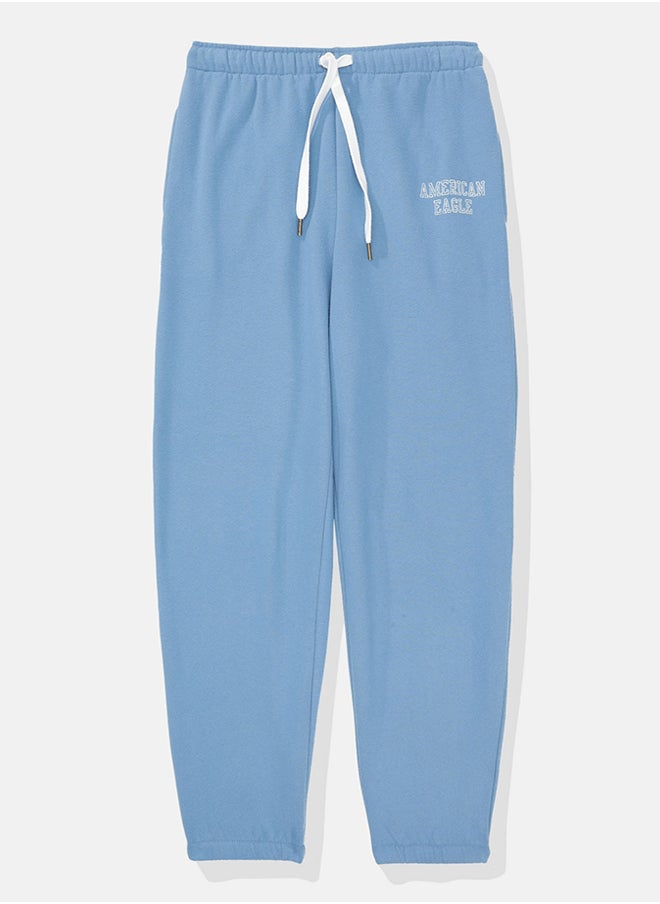 American Eagle - Fleece Graphic Baggy Jogger - Image 1