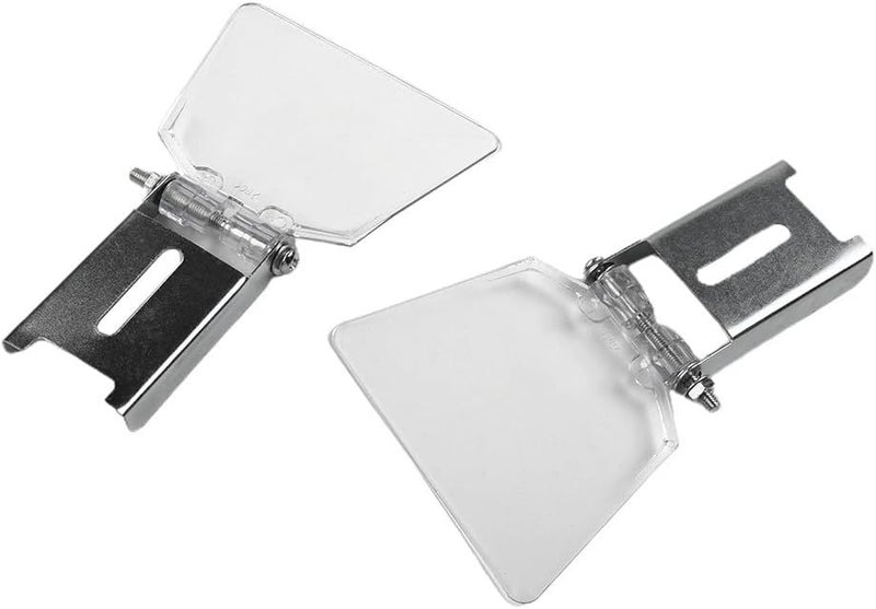Cost effective global grade quality 2pcs Bench Grinder Eye Protection Replacement Shields With Brackets Designed For Bench Type 125 Grinders Constructed From Stainless Steel And ABS Long use oriented quality - Image 3