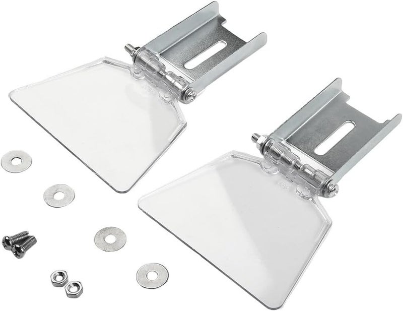 Cost effective global grade quality 2pcs Bench Grinder Eye Protection Replacement Shields With Brackets Designed For Bench Type 125 Grinders Constructed From Stainless Steel And ABS Long use oriented quality - Image 5