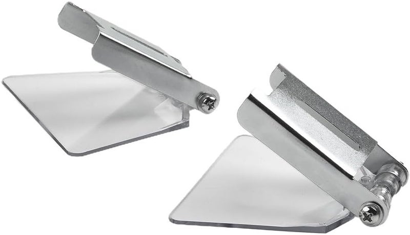 Cost effective global grade quality 2pcs Bench Grinder Eye Protection Replacement Shields With Brackets Designed For Bench Type 125 Grinders Constructed From Stainless Steel And ABS Long use oriented quality - Image 4