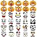 Aowplc 62 Faces Halloween Pumpkin Decorating Stickers Large JackOLantern Craft Kits for Halloween Party Favors and Trick or Treat Supplies - Image 3