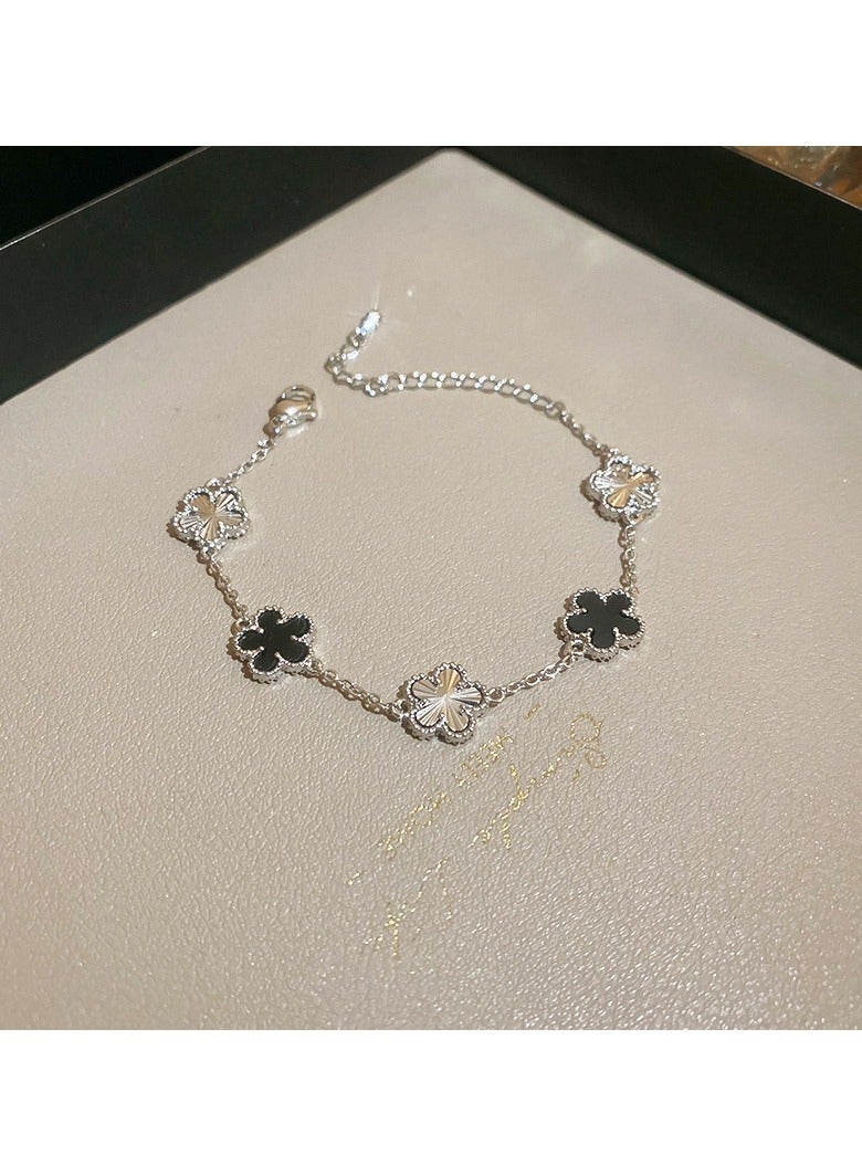 Mark Fairwhale Fashionable High-end Light Luxury Four Petal Flower Bracelet 