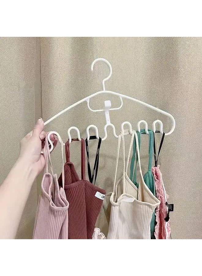 White Wavy Drying Rack Laundry Storage And Organization Clothes Hanger - Image 2