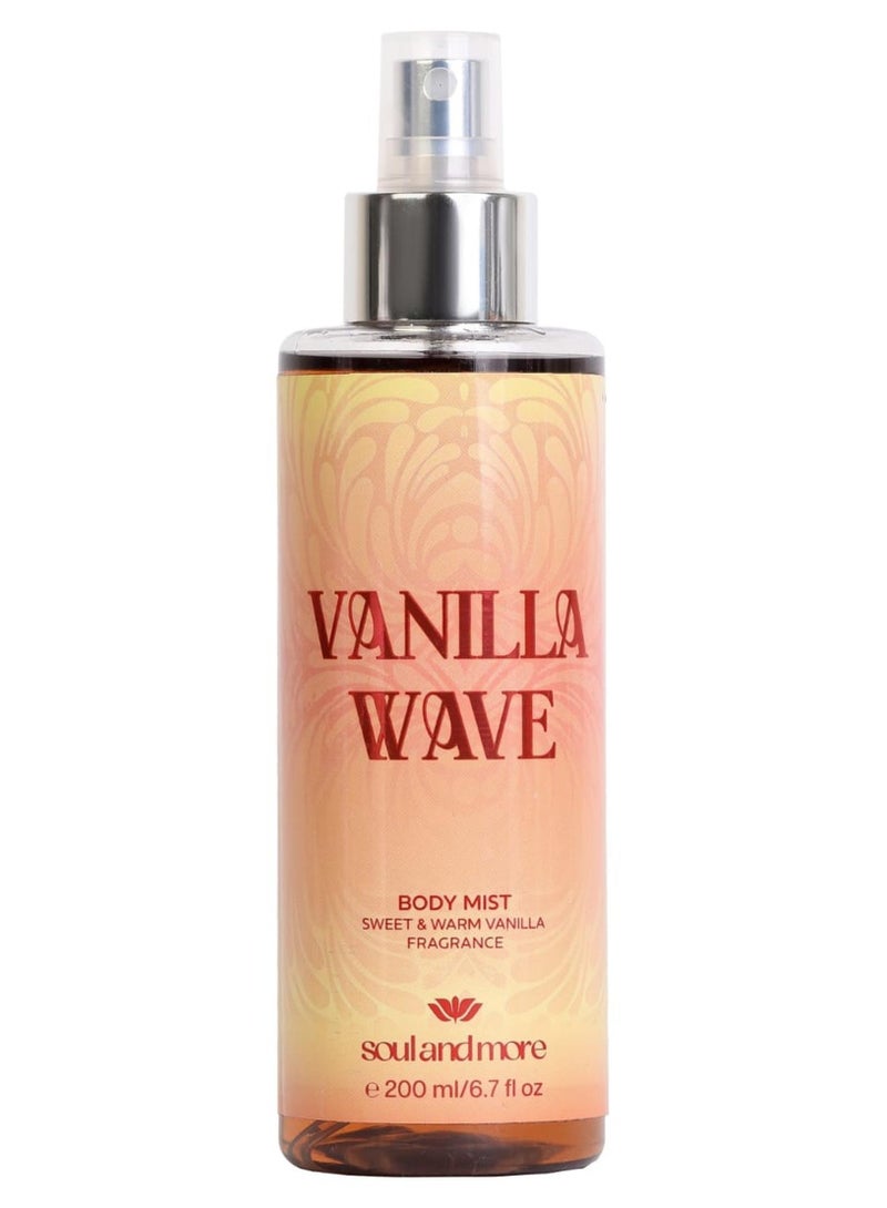 Vanilla wave Body Mist 200ml