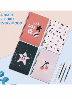 Y&D A6 Notebook Set, 4 Pcs Spiral Bound Hard Cover  - Image 2