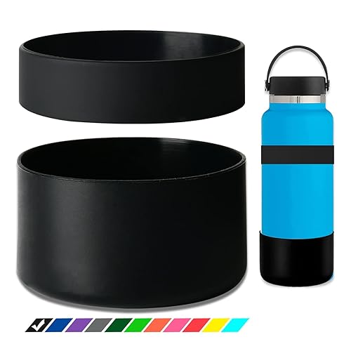 Greant Double Protective Water Bottle Boot Compatible With Hydro Flask  Silicone Flex Boot Compatible With Hydroflask Boot  Universal Anti-Slip Bottle Sleeve  3 Sizes To Choose - Image 2