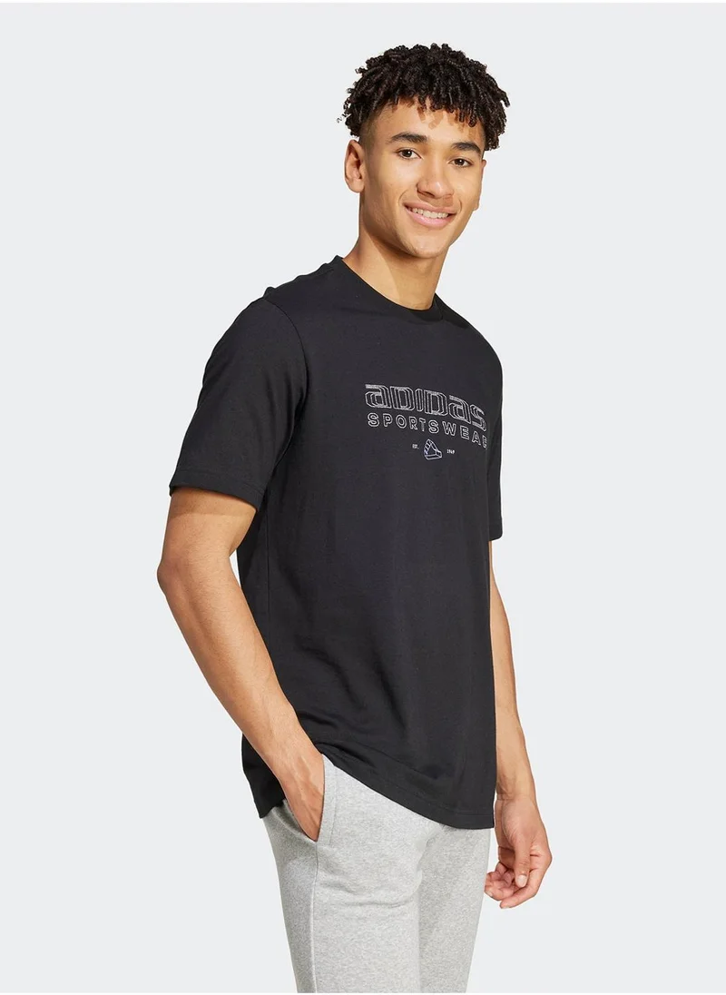 adidas Tech Linear Graphic T-Shirt