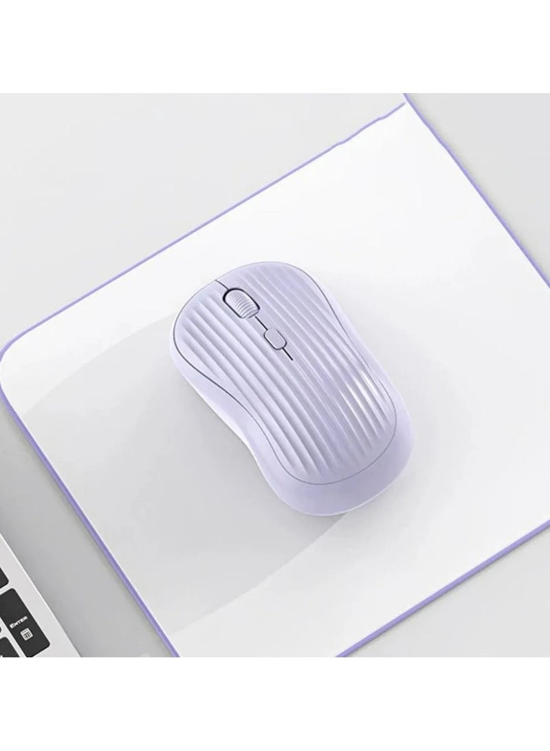 2.4G Dual-Mode Wireless Mouse (Bluetooth + USB Receiver) – Silent Rechargeable Gaming Mouse, High Precision 1600 DPI, Ergonomic Design, Compatible with PC, MacBook, Tablet & Laptop - Image 1